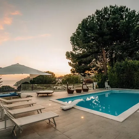 Capovillas - Panoramic Anna With Private Pool And Sea View Villa Santa Maria