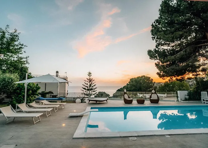 Villa Capovillas - Panoramic Anna With Private Pool And Sea View *