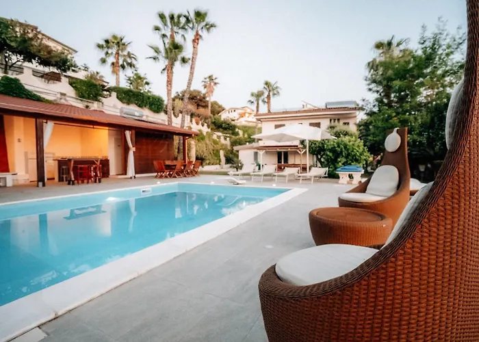 Villa Capovillas - Panoramic Anna With Private Pool And Sea View