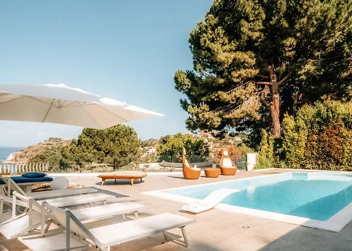 Capovillas - Panoramic Anna With Private Pool And Sea View Villa